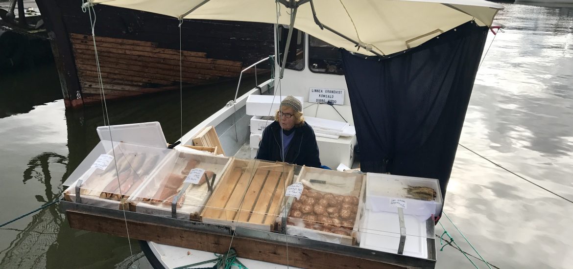 Helsinki without a guidebook Market Boat
