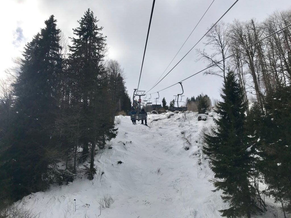 Weekend Ski Trip in Sofia lift