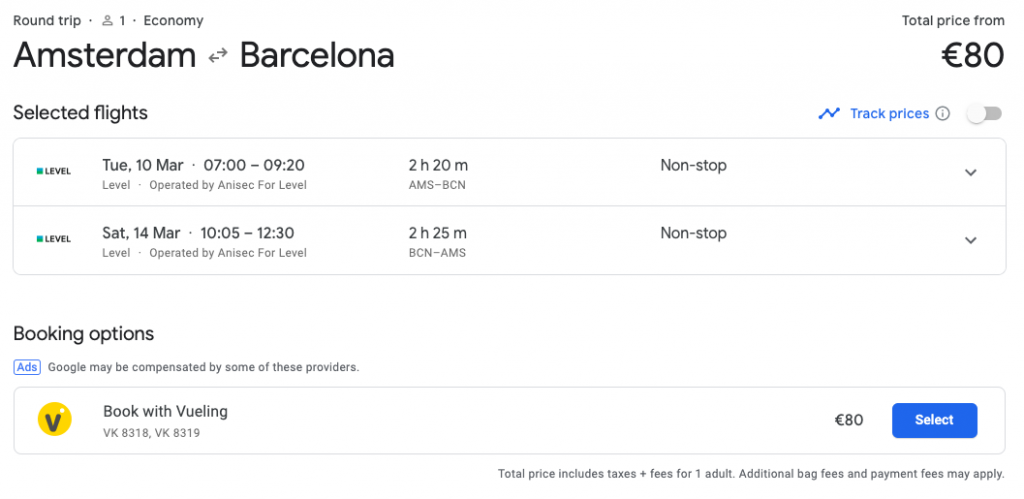 Finding the Best Flights