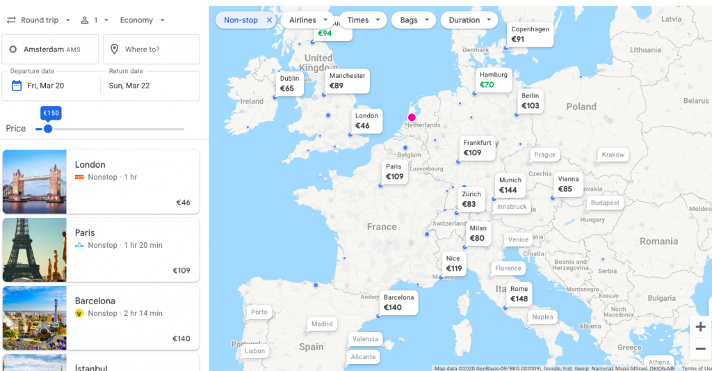 finding the best flights