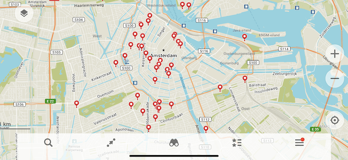 Maps.me Amsterdam useful travel apps