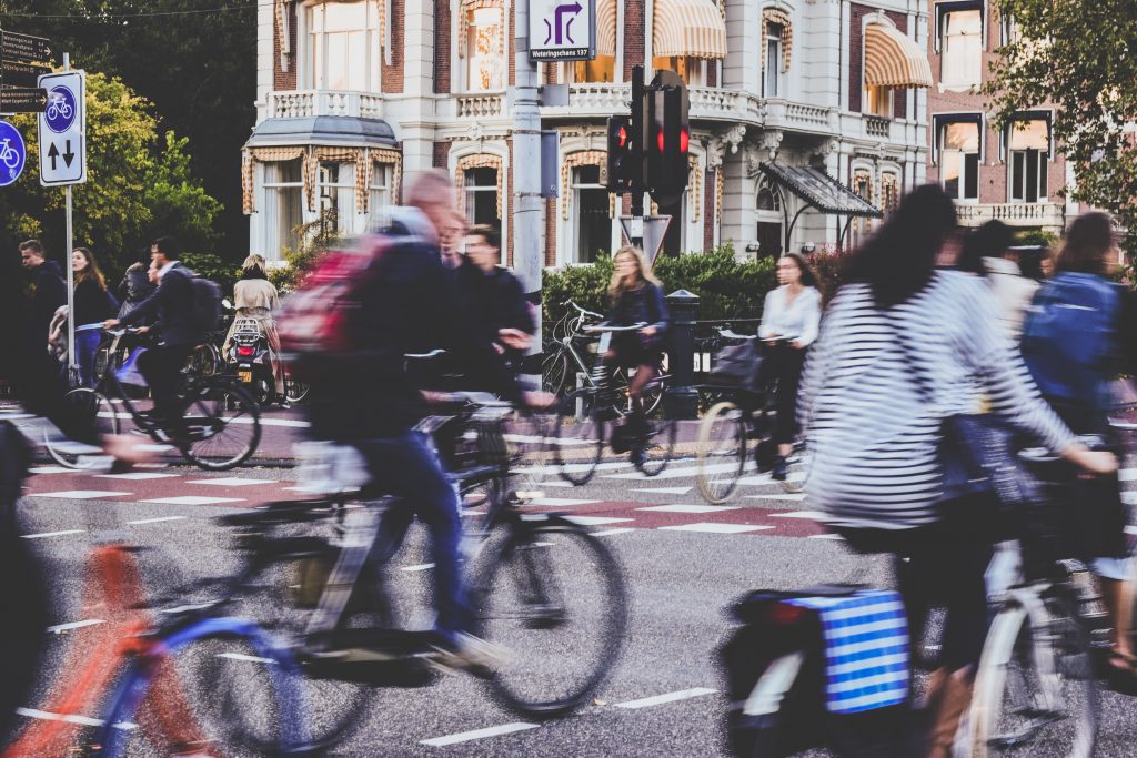 behave when travelling to the Netherlands riding on bicycles