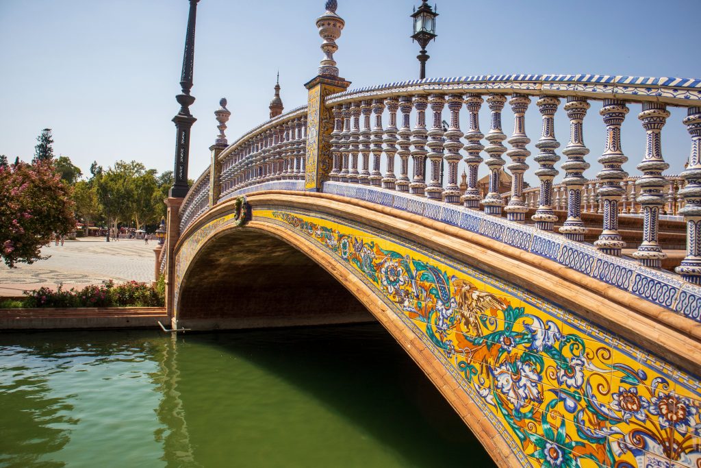 Seville brown and gray bridge